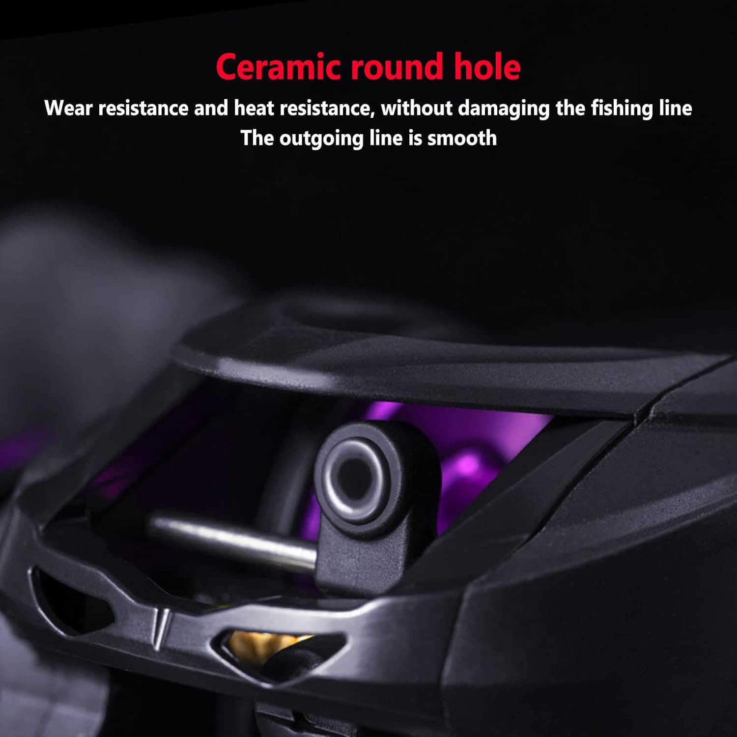 Baitcaster Fishing Reel Long Casting Metal Fishing Baitcasting Reel AC2000 red Left Hand W250904