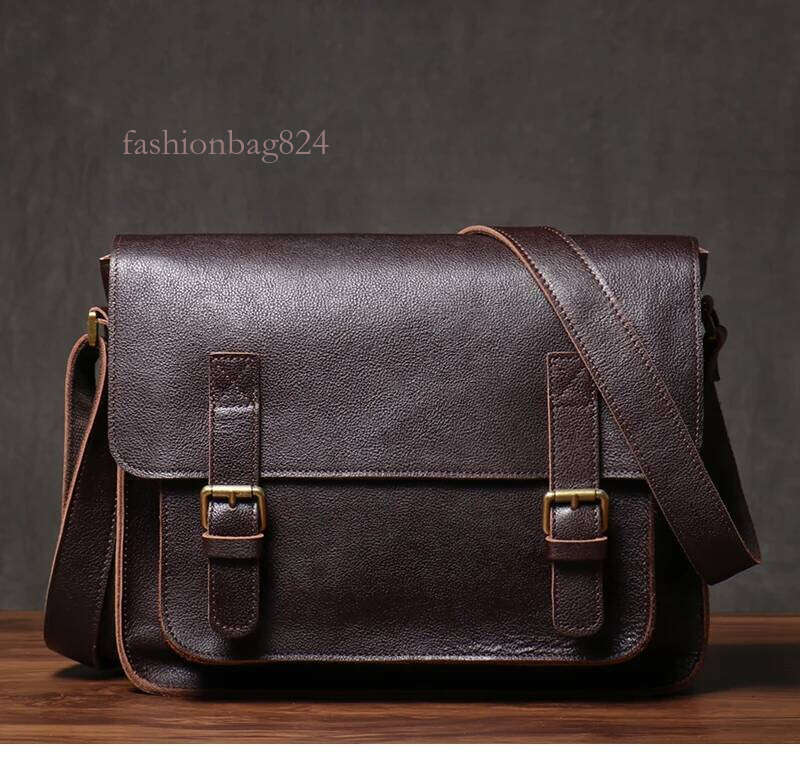 NUKA Retro Genuine Leather Messenger Crazy Horse Cowhide Shoulder Bag Men And Women High Quality Brand Crossbody Bags