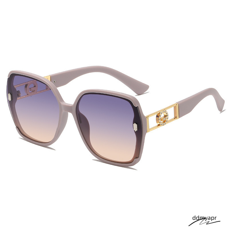 Designer For Women Men Oversize Fashion Classic Sunglasses Polarized Goggle Pilot PC Frame Oversized Ddmyday Uv400 Eyewear Kp82 Ddmyday