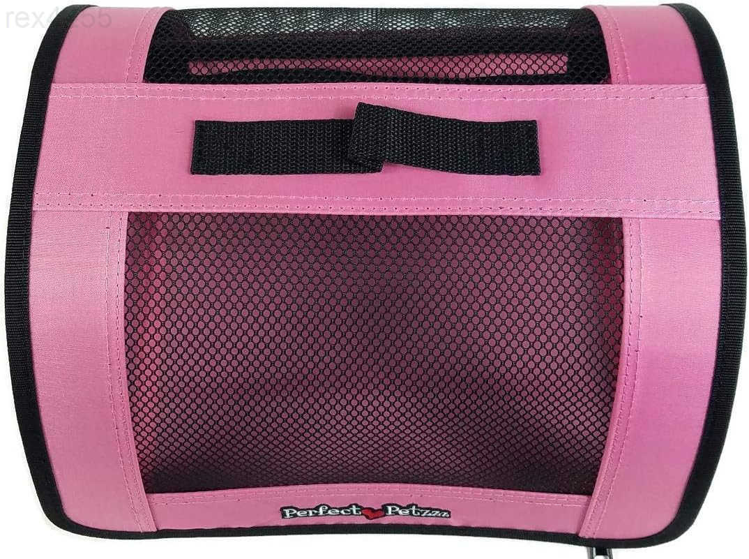 Tote for Lifelike Stuffed Interactive Pet Dogs and Cats Nylon and Mesh Carrier for Pet AnimalsZippered Carrying Case AccessoryBlueW250904