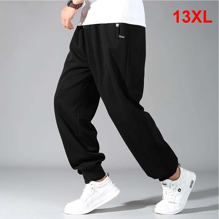 12XL 13XL Plus Size Jogger Pants Men Sweatpants Fashion Casual Solid Color Joggers Male Trousers Big Size 13XLXJ250904