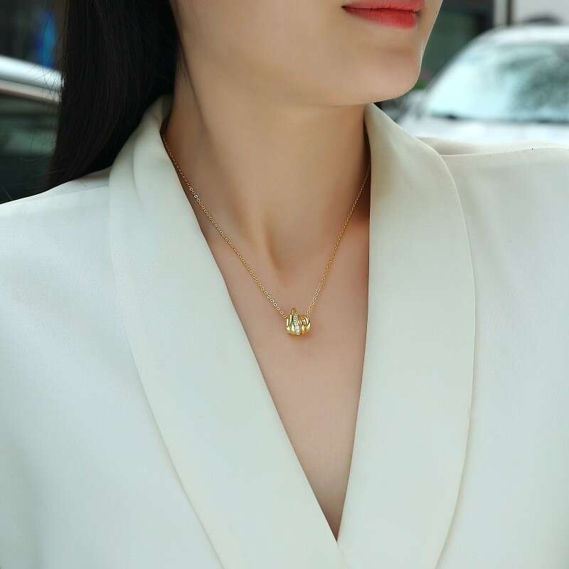 Sier New Gold Clavicle Chain Jewelry Hot Selling Layered High-end Sense Accessories Long Necklace