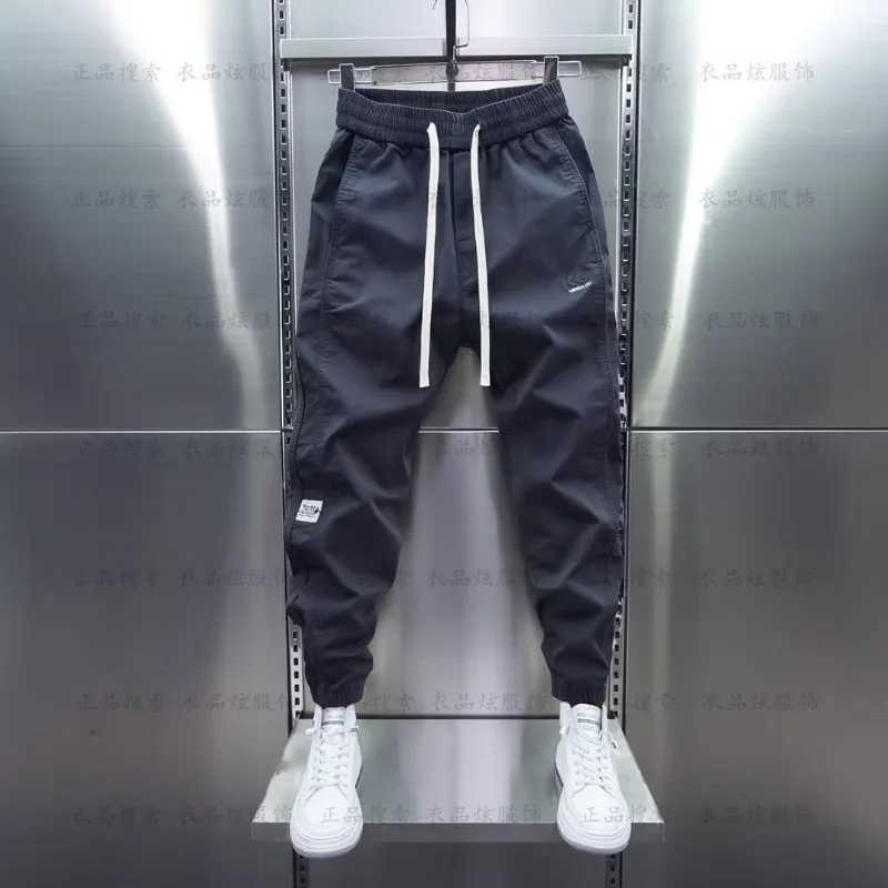 2023 Spring Autumn Mens Trousers Korean Fashion Streetwear Sweatpants Men Casual Men Clothing Elastic Waist Joggers Pants MenXJ250904