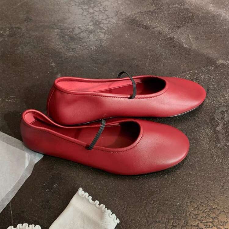 Sheepskin Version ~ 2025 New Genuine Leather Soft Sole Slip-On Designer Shoe Flat Casual Loafers for Women