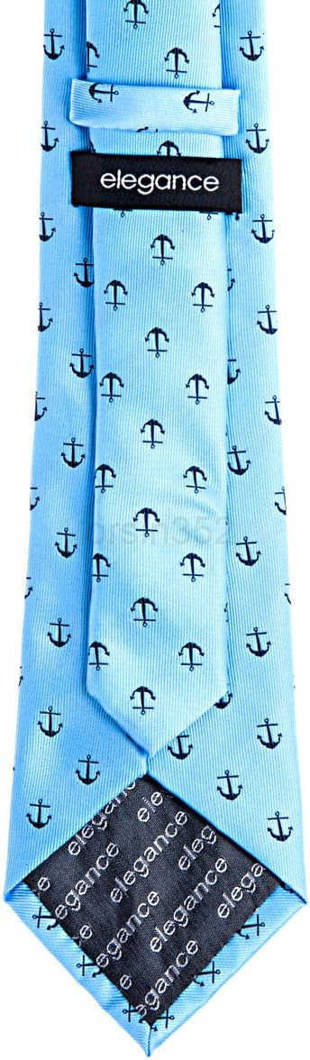 Classic Anchor Pattern Woven Microfiber 315 Mens TieW250904