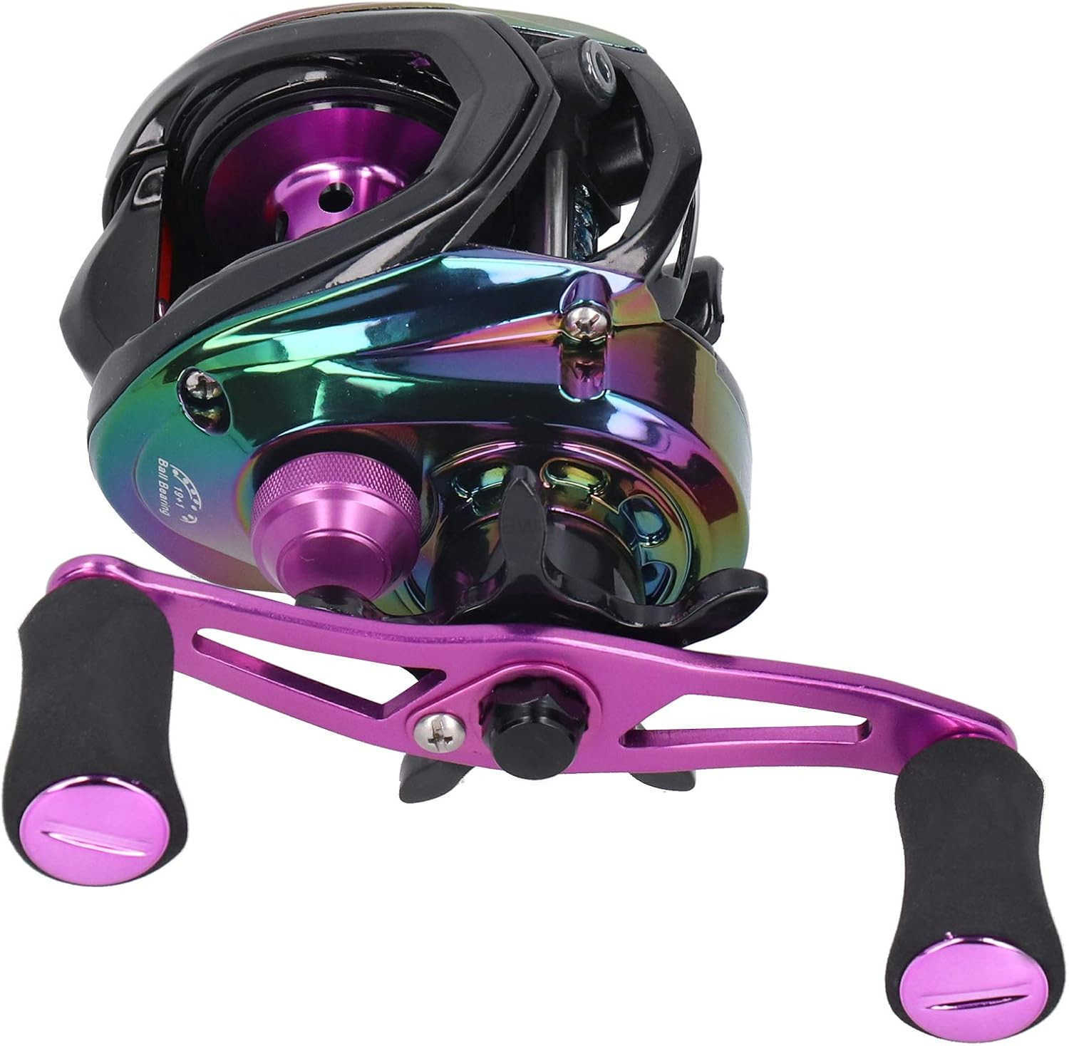 Fishing Reel Casting Reel High Speed Ratio 811 Baitcasting Fishing Reel Metal Lightweight 12 Gear Magnetic Brake for Fishing W250904