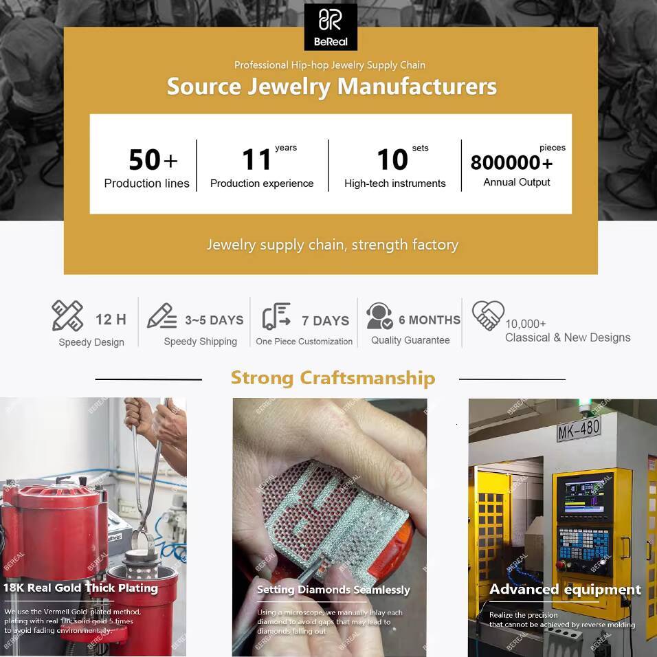 Factory Price Wholesale VVS Iced Out Moissanite Diamond 8mm Sliver Rose Gold Cuban Link Chain Necklace Bracelet for Men Jewelry