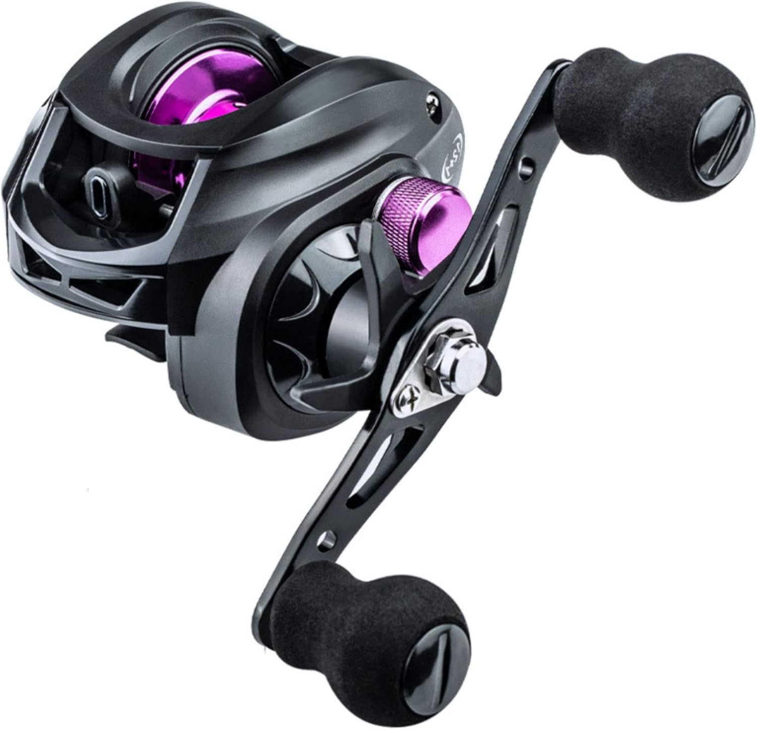 Baitcasting Reel Fishing Reel Magnet Braking System 176 LB Max Drag 721 and 631 Gear Ratio W250904