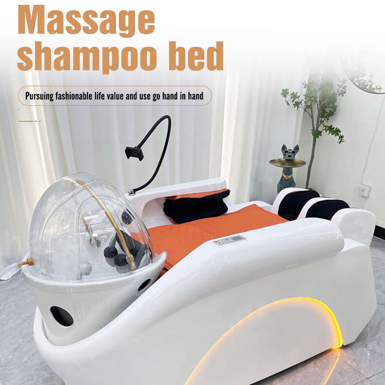 Comfort Shampoo Bed Chair New Multifunctional Electric Massage Shampoo Bed Head Physiotherapy Shampoo Massage Spa For Salon Barbershop Use