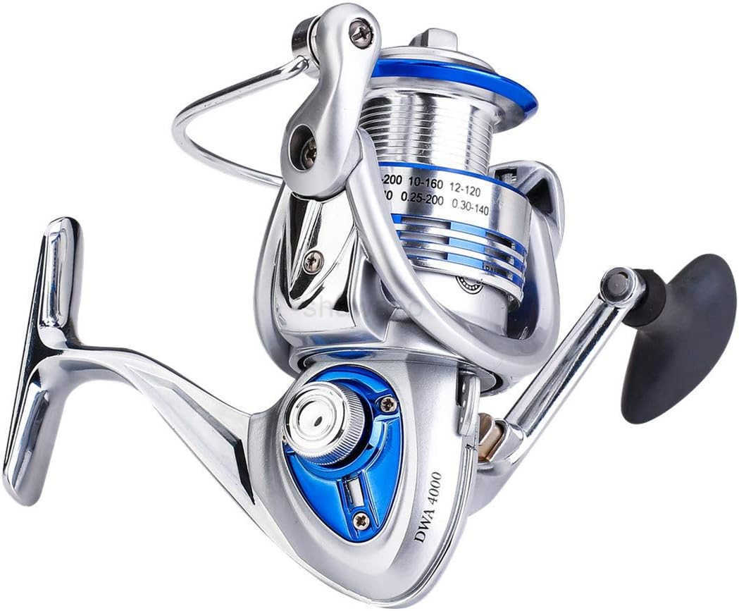 Spinning Fishing Reels for Saltwater Freshwater 3000 4000 5000 6000 7000 Spools Ultra Smooth Ultralight Powerful Trout Bass Carp Gear Stainless Ball B