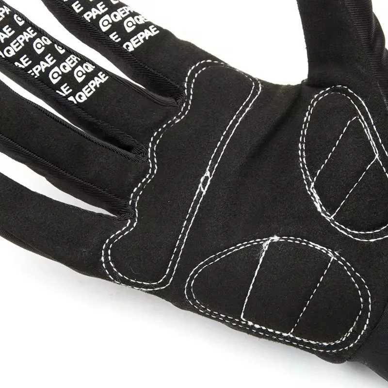 Full Finger Gloves Sketon Print Warm Sport Cycling Glove Men and Women Skull Glove Antislip Mittens Bike Bicyc EquipmentXJ250904