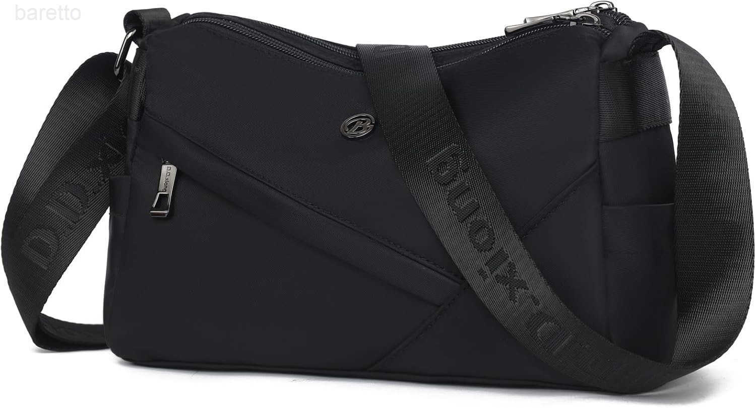 Crossbody Bags for Women Small Shoulder Bag Nylon Simple Purse with Zipper Lightweight Casual Mini Purse M250903