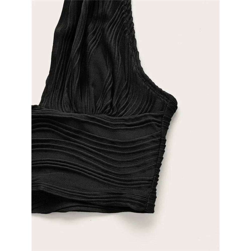 Sexy Solid Backless Crop Halter Women Summer 2024 Y2k Clothes Grunge High Street Style Club Sleeveless Cami Top Streetwear