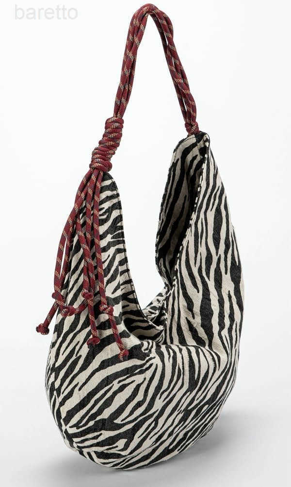 Shoulder Bag for Women Large Canvas Tote Bag Slouchy Crescent Handbag Underarm Purses Animal Print M250903