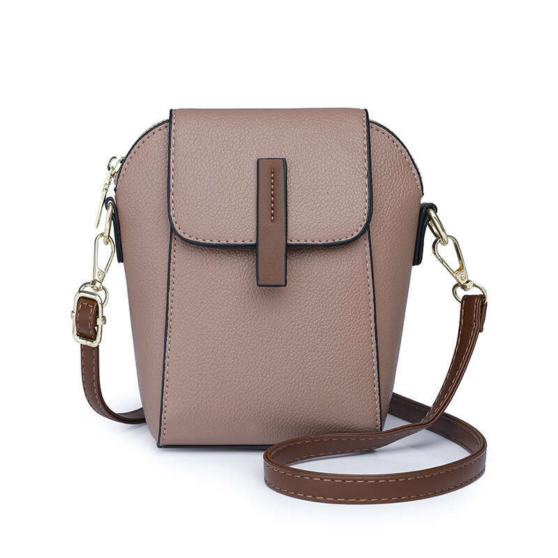 2025 New Women's Trendy Crossbody Soft Leather Small Fashion Versatile Niche Design Single Shoulder Phone Bag