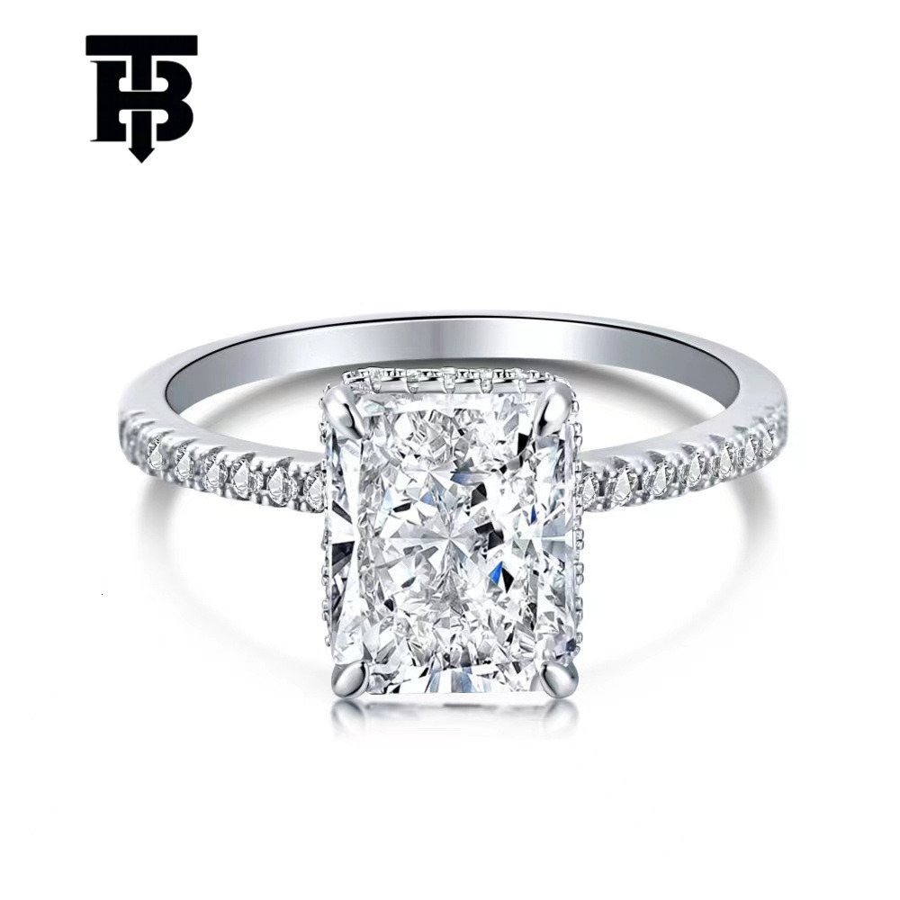 TB BHULAMTE European And American Light Luxury Style Ice Flower Cutting Niche Luxury Women's Jewelry High-end Designer Super Sparkling Fashion Qu