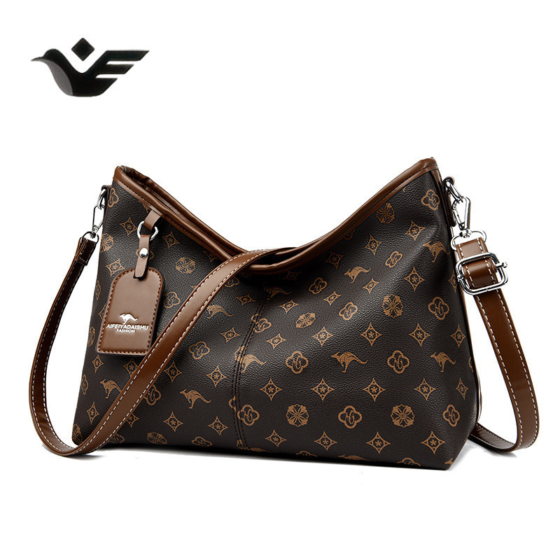 Feiyan Free Shipping New Designer Bag Luxury Shopping Bag Large Capacity Retro Tote Bag For Women 2025 New Vintage Floral Women's Bag Casual Hand