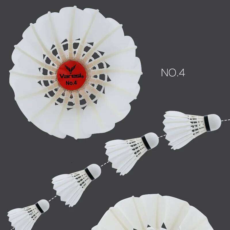 Original Class B Duck Feathered Shuttles 12Pcs Durable Feather Badminton Speed 77 76 For Indoor Outdoor Training