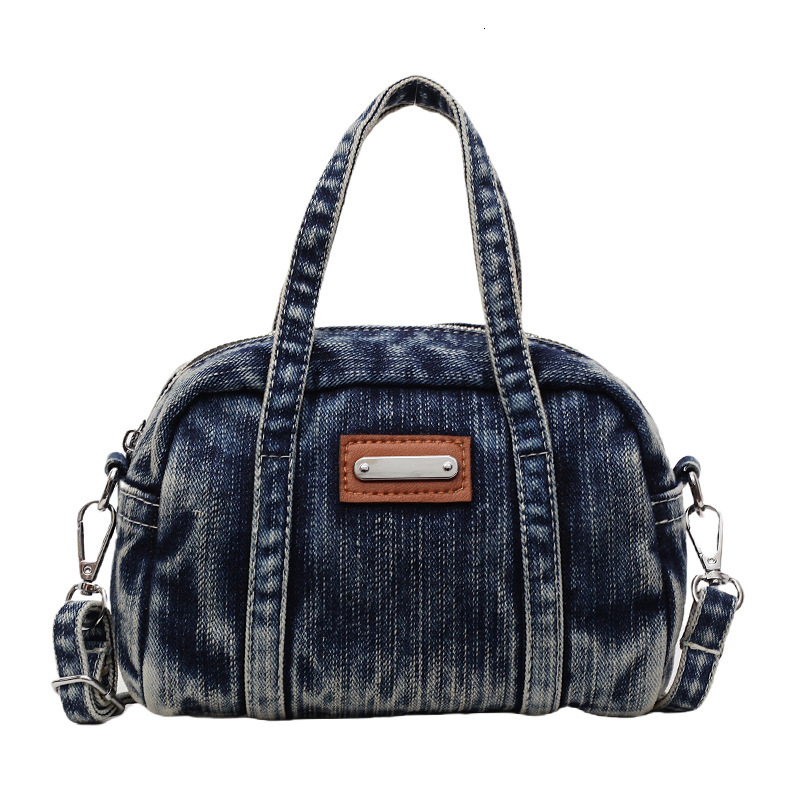 Autumn New Designer Bag Korean Style Denim Small Square Bag Color Block Niche Fashion Handbag Women s Shoulder Bag Pillow Bag