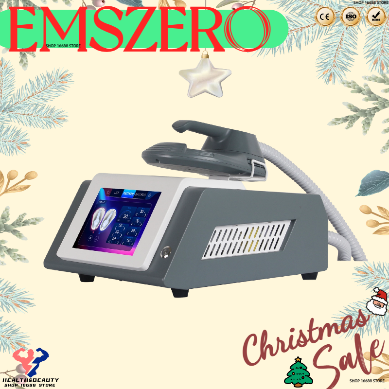 EMSzero Slimming Fat Loss Electro Magnetic Stimulation Body Sculpting and Muscle Building RF HIEMT 200HZ 15Tesla Machine Non-inyasive EMS 6500W 1 Hand