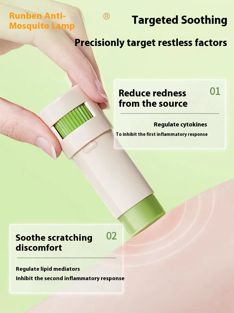 Children's DingDing Soothing Stick Pregnancy & Baby Bite Relief Stick Protective Itch Relief Stick Purple Grass Ointment Moisturizing Soothing St