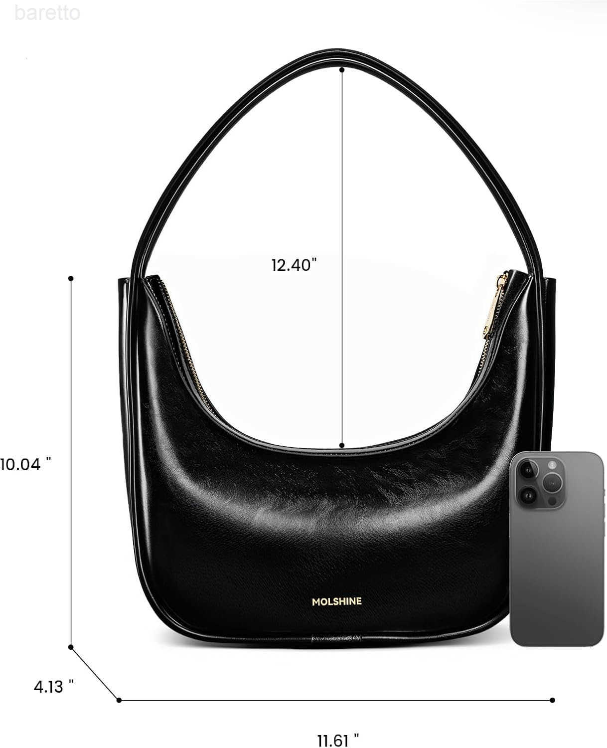 Genuine Leather Crescent Handbag Hobo Shoulder Bag Armpit Bag Party Clutch Purse for Women Lady Model DLK0032 M250904