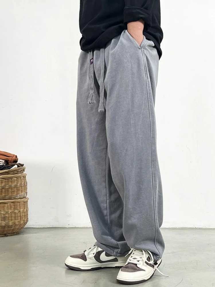 High Quality Cotton Sweatpants For Men Plus Size Sport Harem Pants Korean Fashion Jogging Pants Harajuku Casual Trousers MaleXJ250904