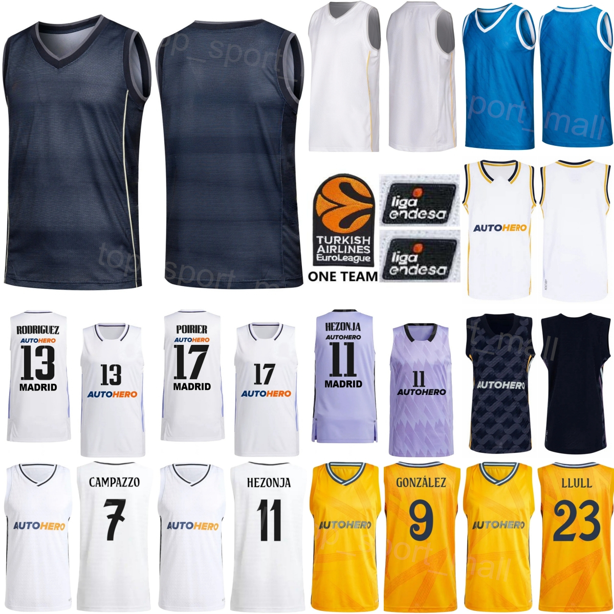 Print 25 26 Baloncesto Basketball 24 Andres Feliz Jersey Men Youth Women 16 Usman Garuba 1 David Kramer 9 Gabriele Procida 12 Theo Maledon 8 Chuma Okeke 13 Izan Almansa