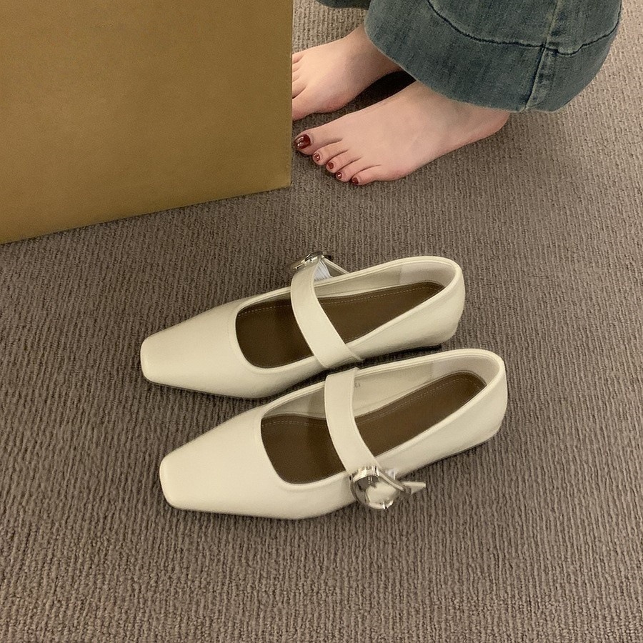 Designer Mary Jane Women's Shoes 2025 New Single Shoes Retro Fashion Small Leather Shoes