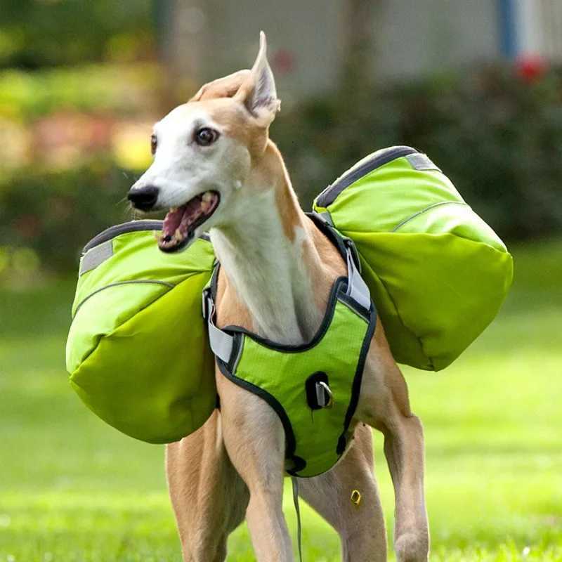 For Dogs Carry Their Own Backpacks Large Dog Pet Backpacks Large Dog Pet Outdoor Multi Functional Traction Belts W250904