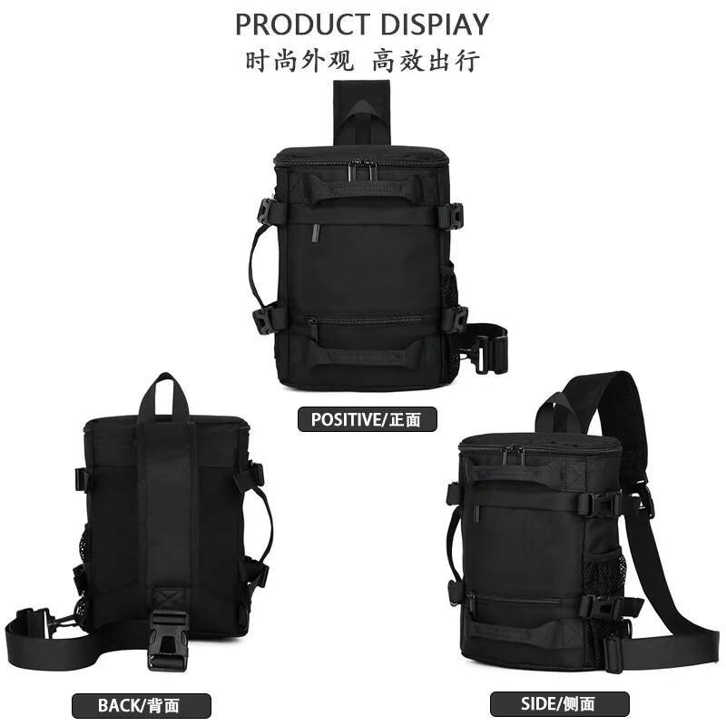 Men's Crossbody Fashionable Trendy Large Capacity Chest Youth hine Ability Work Shoulder Bag Personalized Small Backpack high-quality