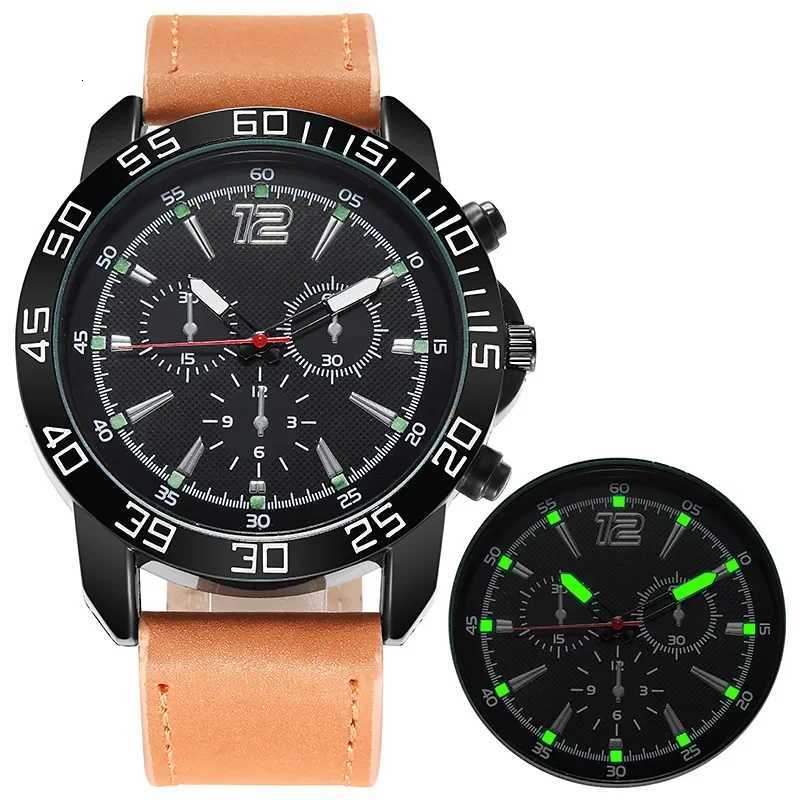 Fashion Outdoor Sport Quartz Watch Men Mtifunctional Personality Round Watch Dial Luminous Business Quartz Wristwatches X250904