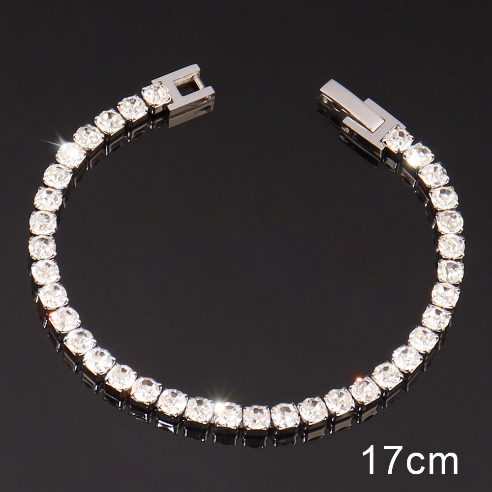 bracelet designer bracelet women bracelets Stainless Steel Tennis Bracelet with Zircon Stones Designer Jewelry for Men Women tennis bracelet braclet Bracelet