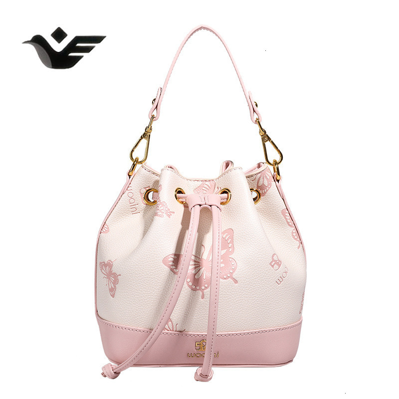 Feiyan Free Shipping New Designer Bag Luxury Shopping Bag UR Women's Bag Fashion Bucket Bag Niche Sweet High-end Versatile Handbag Shoulder