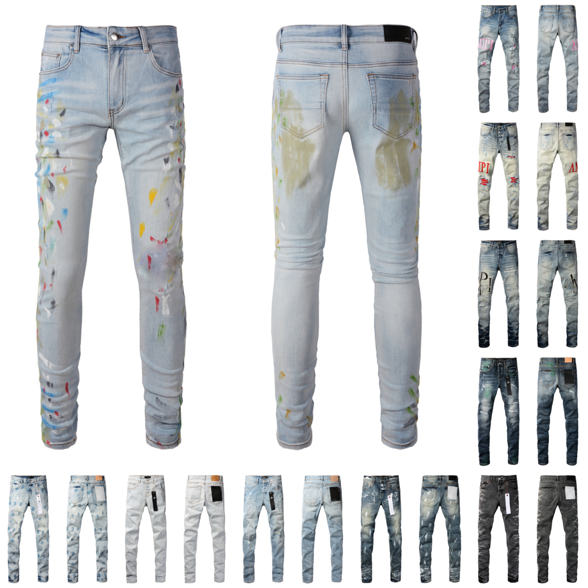 jeans womens designer jeans for mens high quality jeans ripped slim fit motorcycle bikers pants for men fashion men's design streetwear slim jeans size 28-40