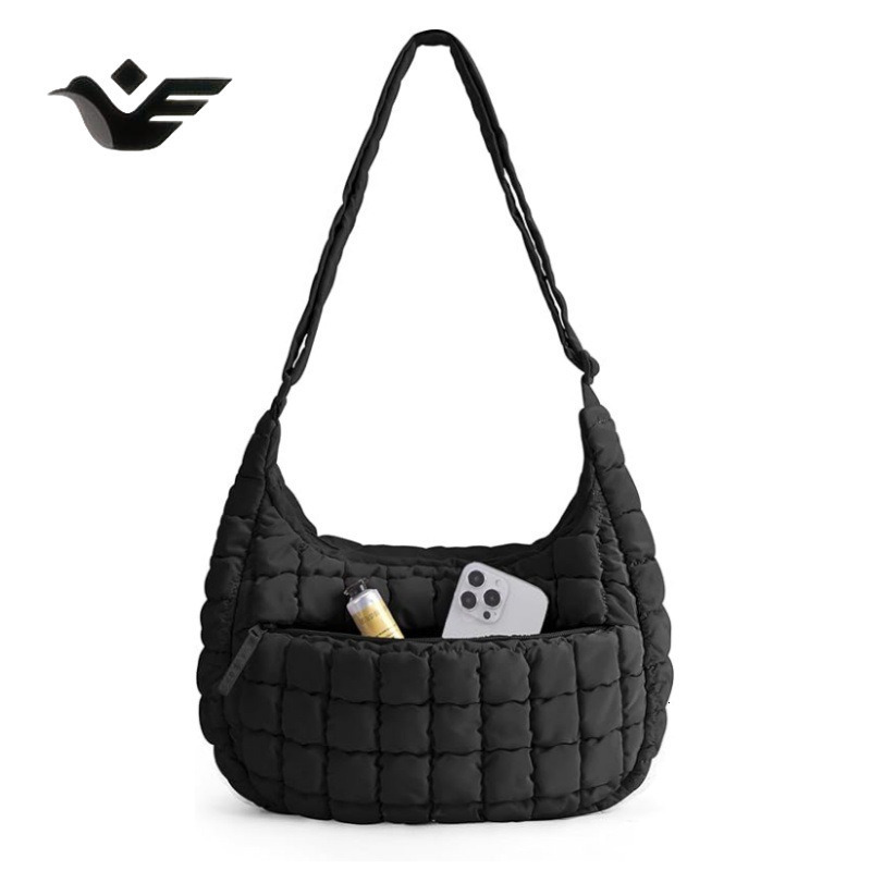 Feiyan Free Shipping New Designer Bag Luxury Shopping Bag Fashion Single Shoulder Handheld Dumpling Bag Large Capacity Down Cotton Underarm Women'