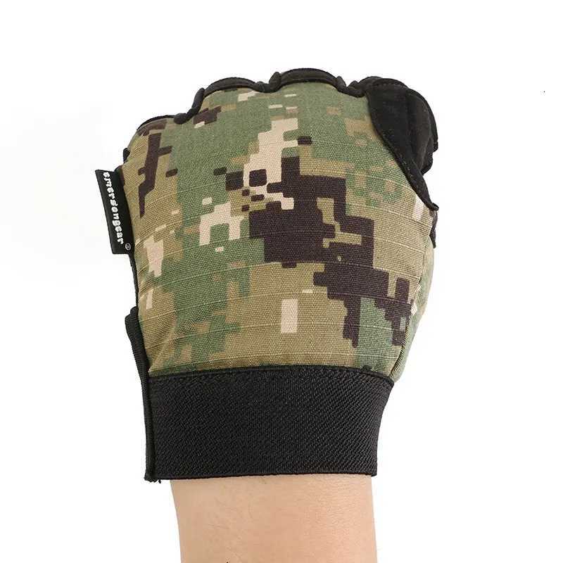 ersongear Tactical Lightweight Camouflage Gloves Full Finger Hand Protective Gear Hunting Hiking Combat Handwear AOR2XJ250904