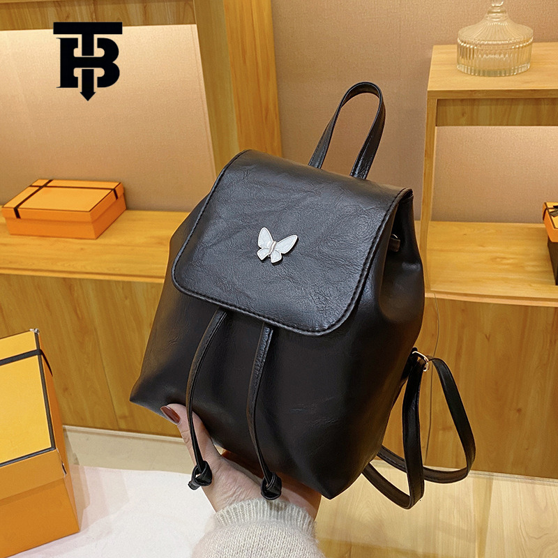 Designer S Bag TB BHULAMTE Vintage Niche Backpack For Women 2025 New High-end Retro Fashion Backpack Versatile Ins Casual Small Bag
