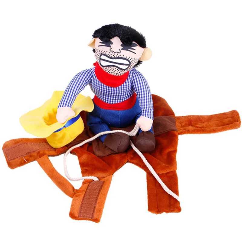 Halloween Dog Clothes Cowboy Knight Funny Change Into Pet Novelty Suit Rave Party Role Play Entertainment Funny Clothing W250904