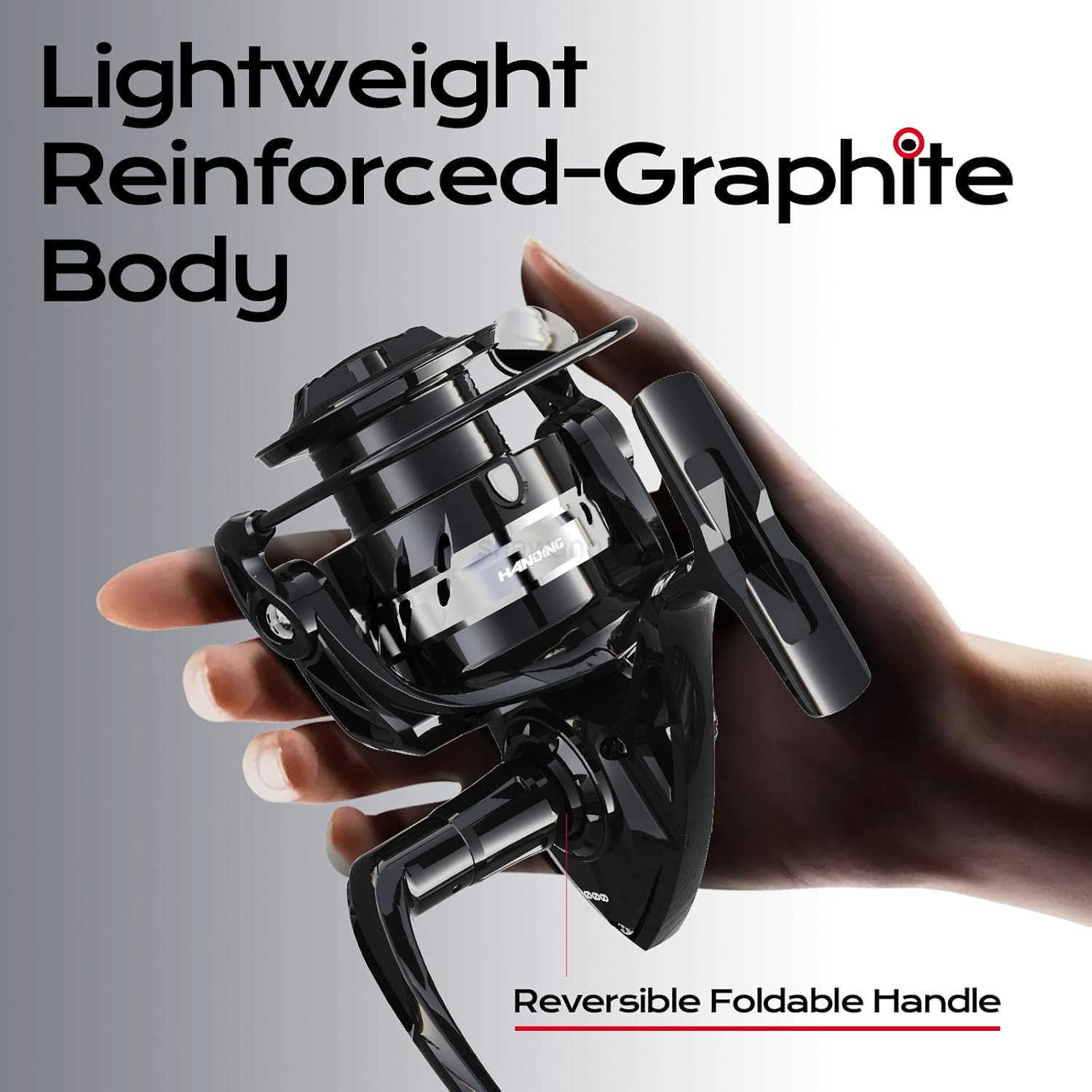 Spinning Reels Freshwater Spinning Fishing Reels 1433 Lbs Max Drag Ultra Smooth 521 Gear Ratio Aluminum Spool 31 BB Handle Interchangeable W250904