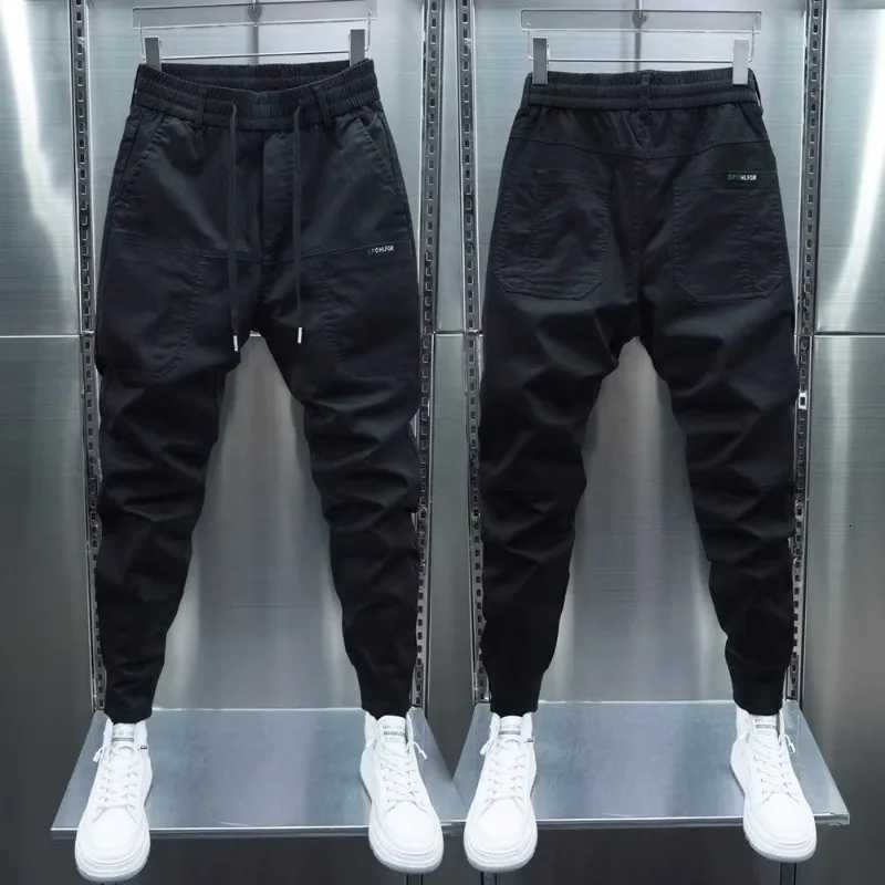 2023 Spring Autumn Mens Trousers Janpan Fashion Streetwear Joggers Pants Men Casual Men Clothing Elastic Waist Sweatpants MenXJ250904