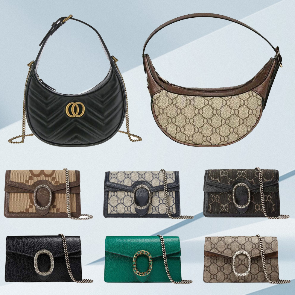 Designer bag luxury shoulder bag crossbody bag high-quality women's wallet leather wine god bag chain bag fashionable armpit foreskin leather bags