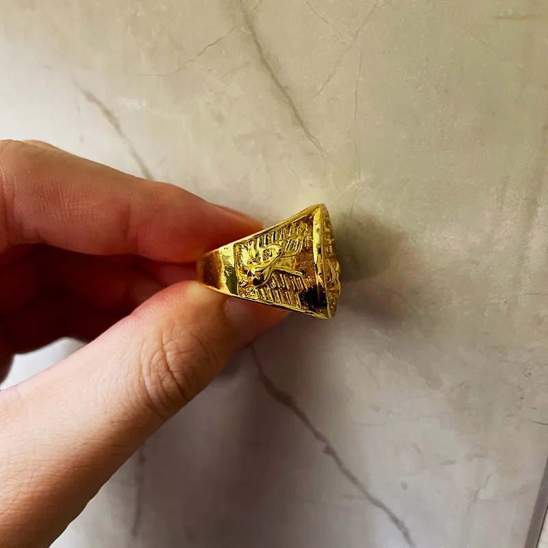 Retro Anchor Navy Marine Large Ring For Men Gold Color Punk Gothic Rock Hiphop Ring Pirate Biker Accessories Jewelry Man Gift 250903