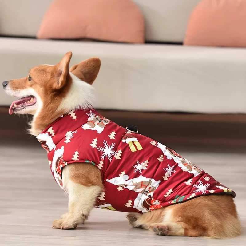 2023 Warm Dog Down et Winter Thickened Dog Clothes Waterproof Dog et Medium and Large Dog Clothing Welsh Corgi Clothing W250904