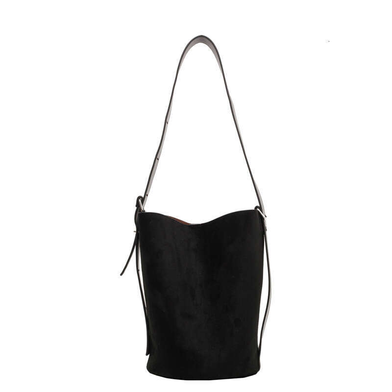 Women's Large Capacity New Free shipping Luxury Versatile Matte Shoulder Crossbody Textured Fashion Bucket Bag