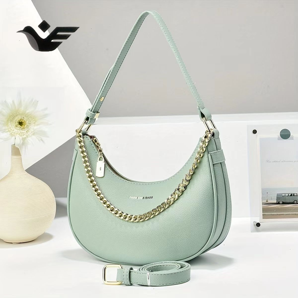 Feiyan Free Shipping New Designer Bag Luxury Shopping Bag Trade Manufacturer Elegant Simple Trendy Niche Dumpling Bag Large Capacity Trendy Personalit