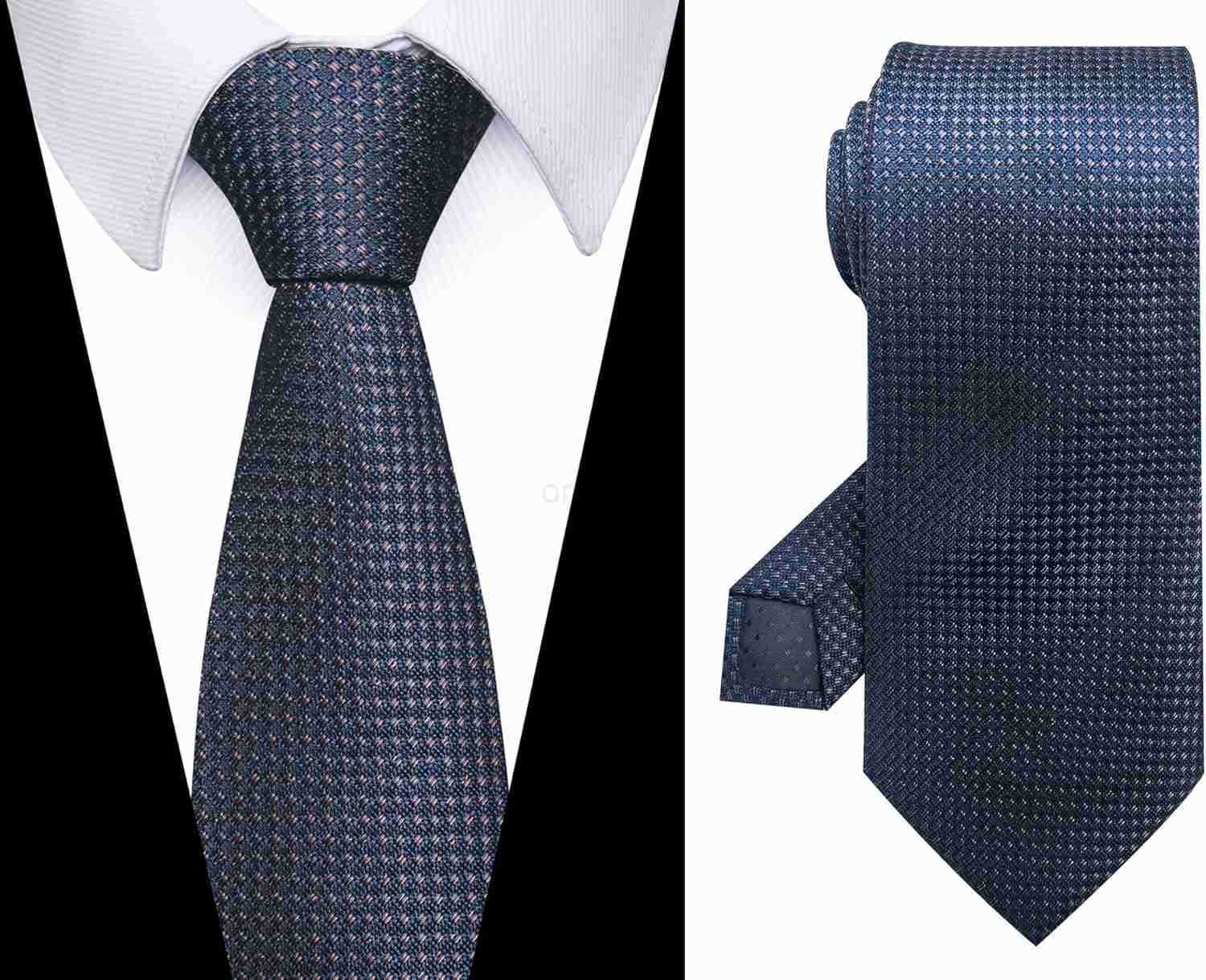 Tie For Men 6 PCS Necktie Woven Jacquard Neck Ties SetW250904