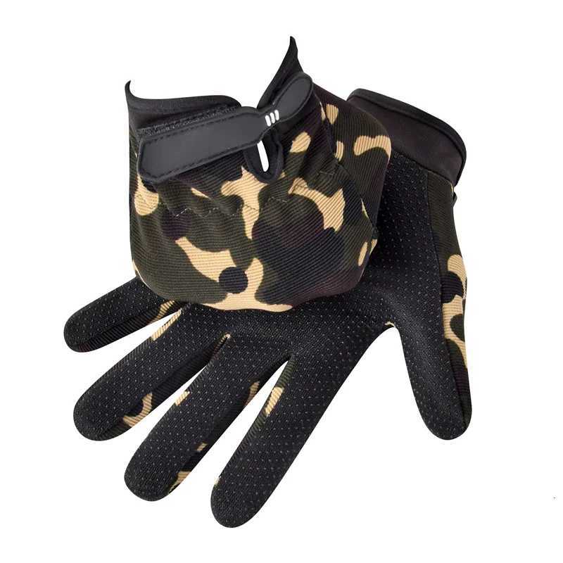 Summer Tactical Gloves Breathab Antiskid Bicyc Airsoft Tactical Shooting Riding Cycling Work Gear Mens Fishing GlovesXJ250904