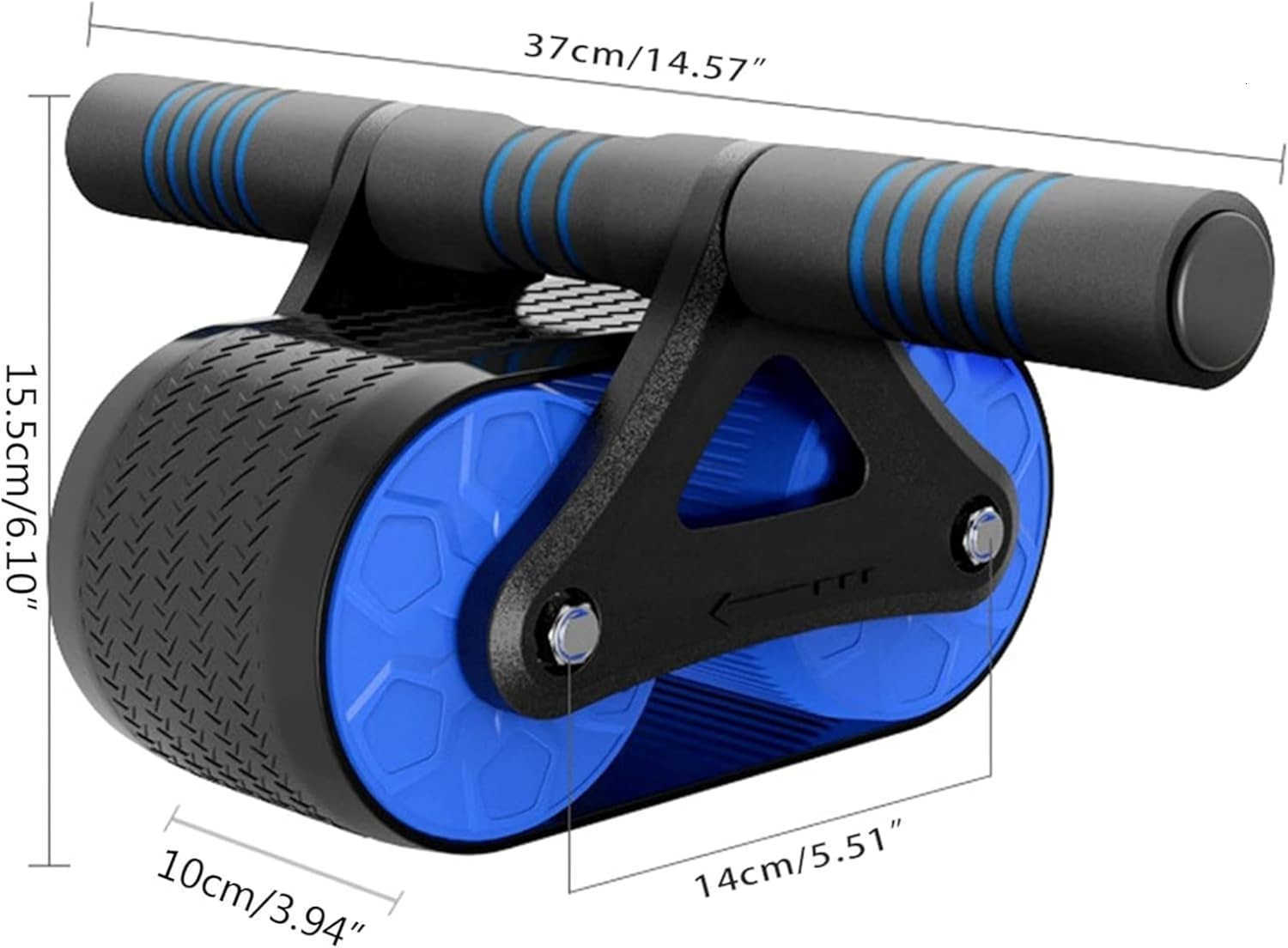 Ab Roller Wheel for Home Gym Sturdy Core Fitness Equipment with Knee Pad Perfect Abdominal Exercise For Men Women Effective Abs Workouts Strength T W2