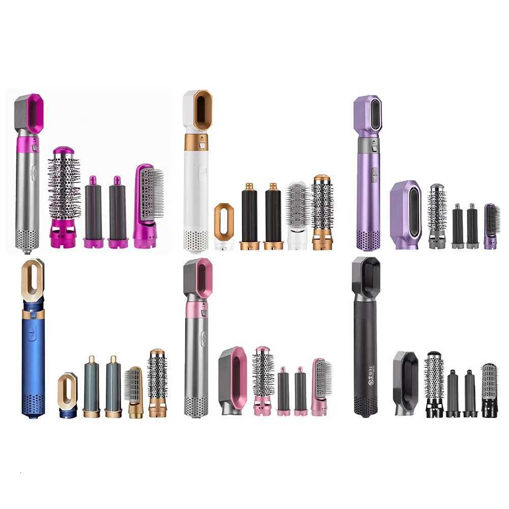 5 in 1 Hair Dryer Brush Hairstyler Tool Hot Air Styler Wrap Negative Ion Blow Dryer for Curling Volumizing Straightening StylingW250904